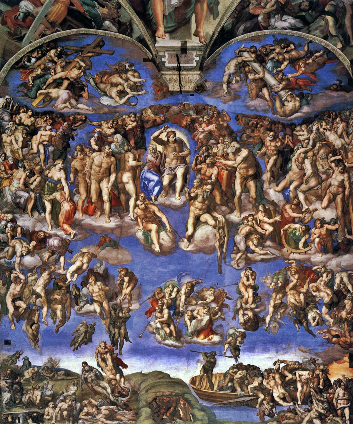 Michelangelo Last judgment God's Grace